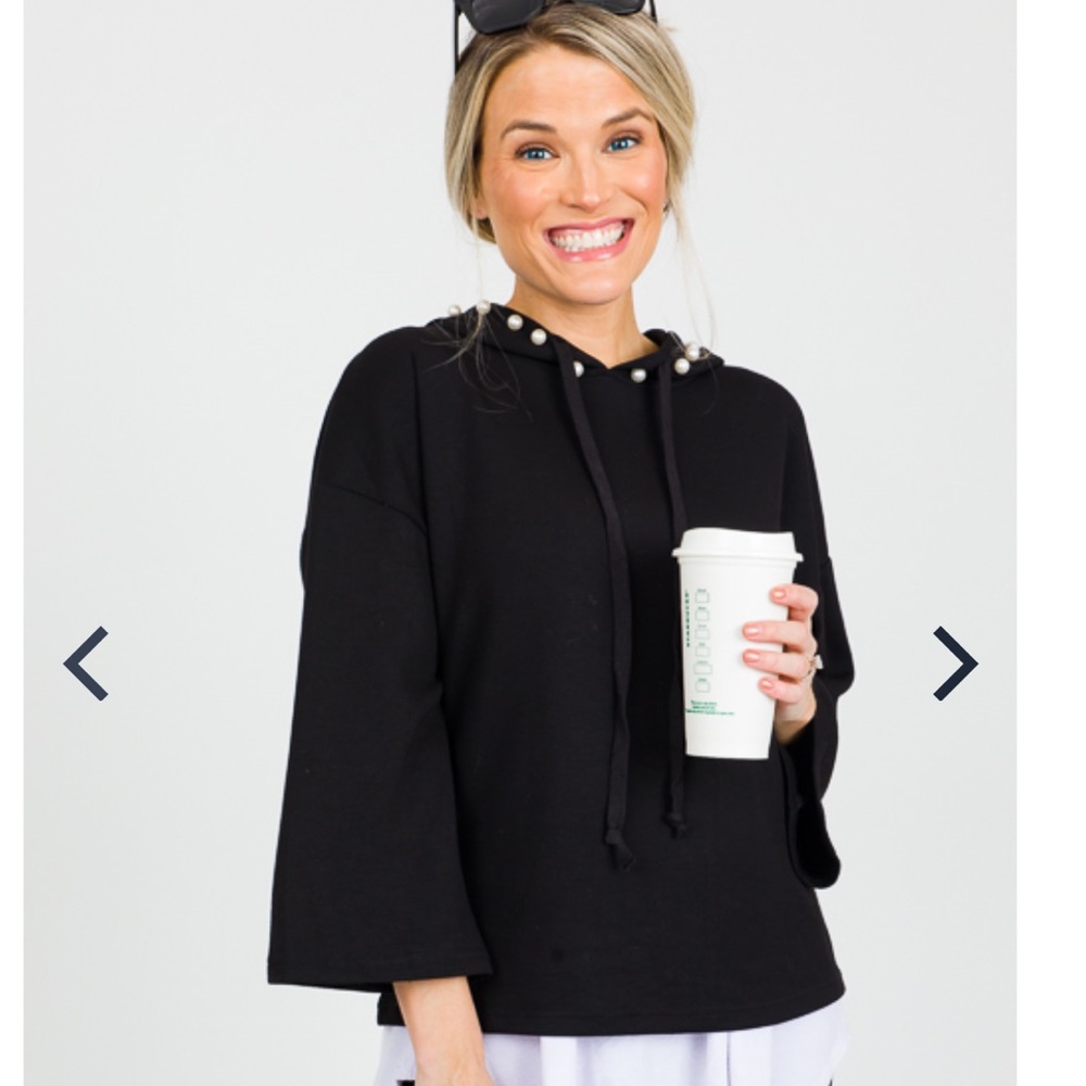 OH Pearl Lined Black Hoodie